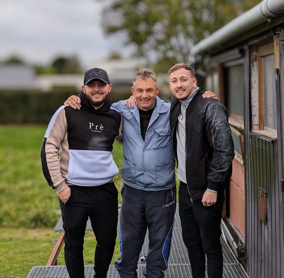 Jack Berry with Rudy Van Reeth